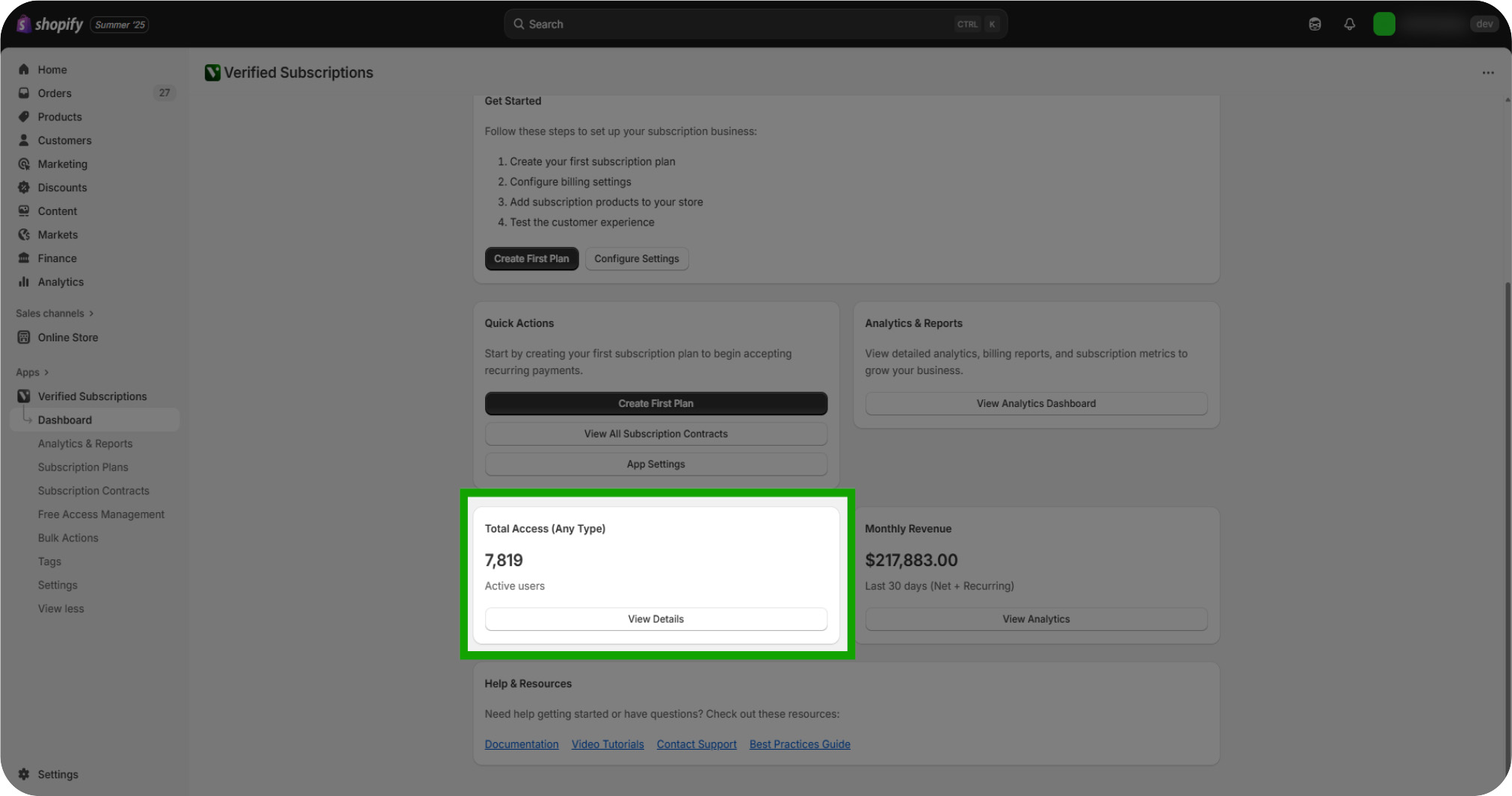 getting started with verified subscriptions 06