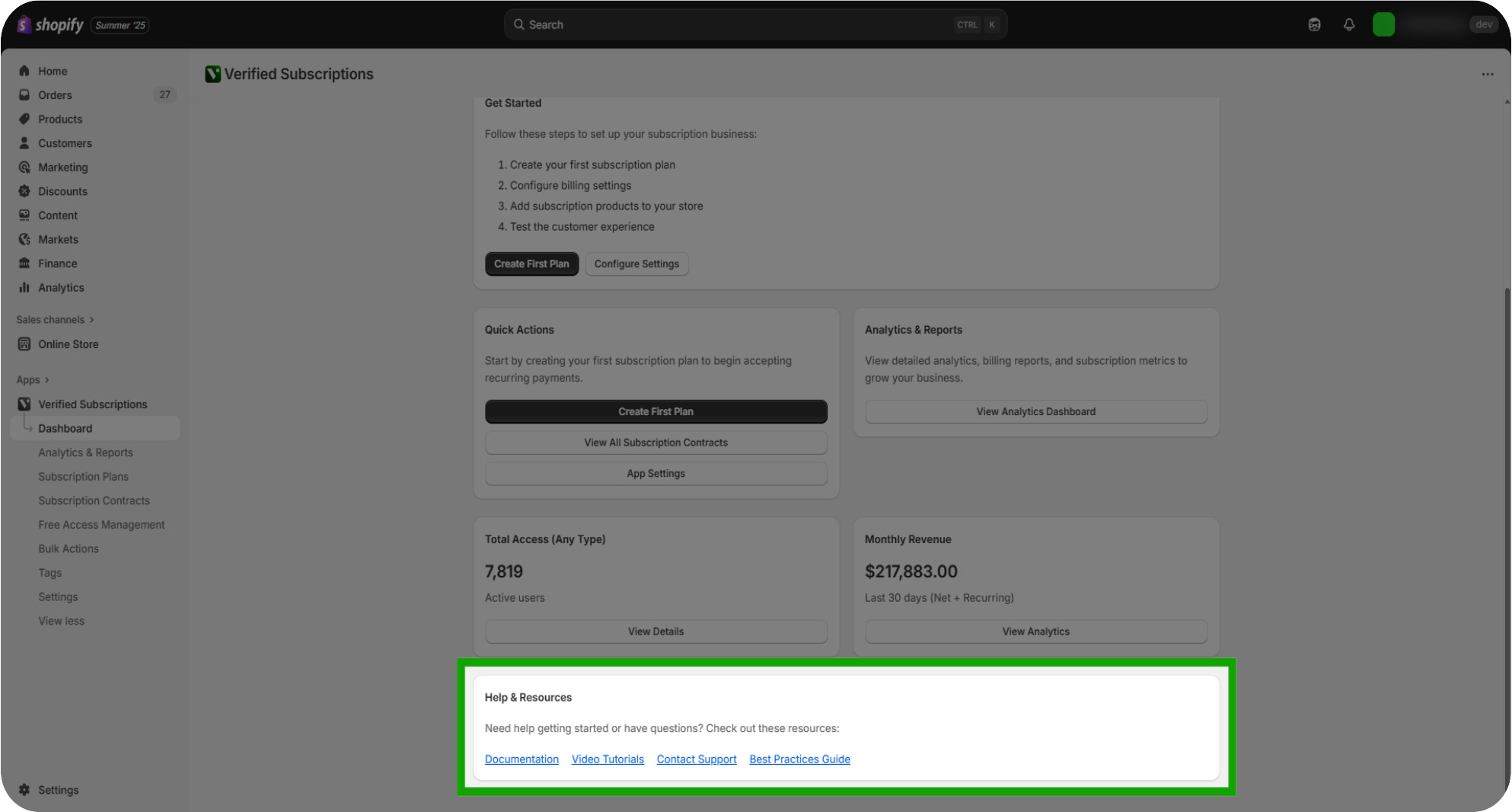 getting started with verified subscriptions 08