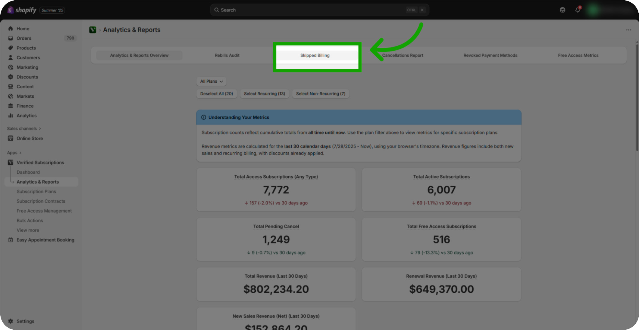 how to manage your skipped billing 03