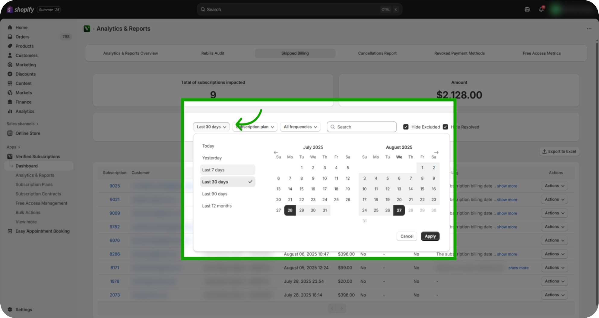 how to manage your skipped billing 06