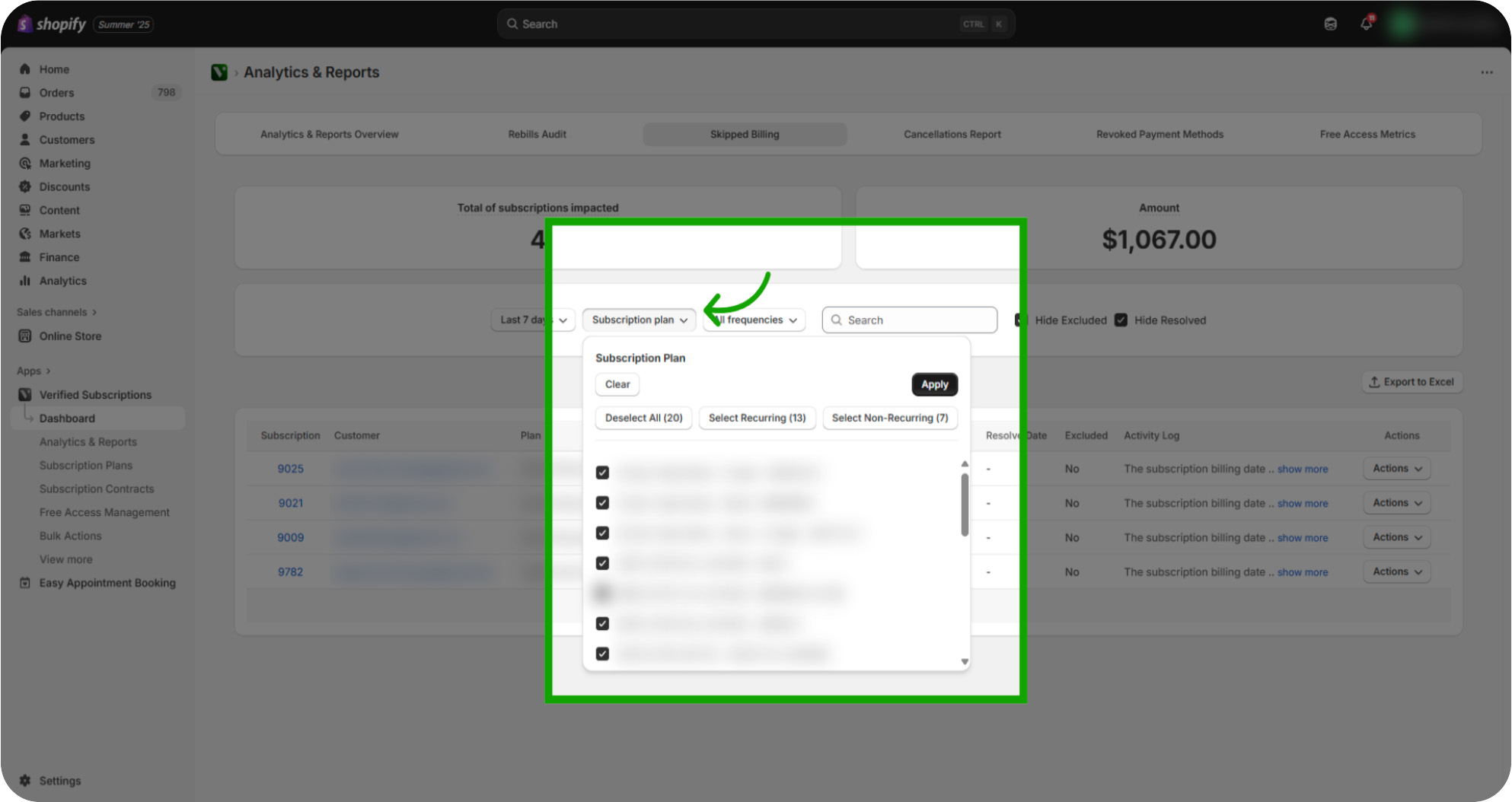 how to manage your skipped billing 08