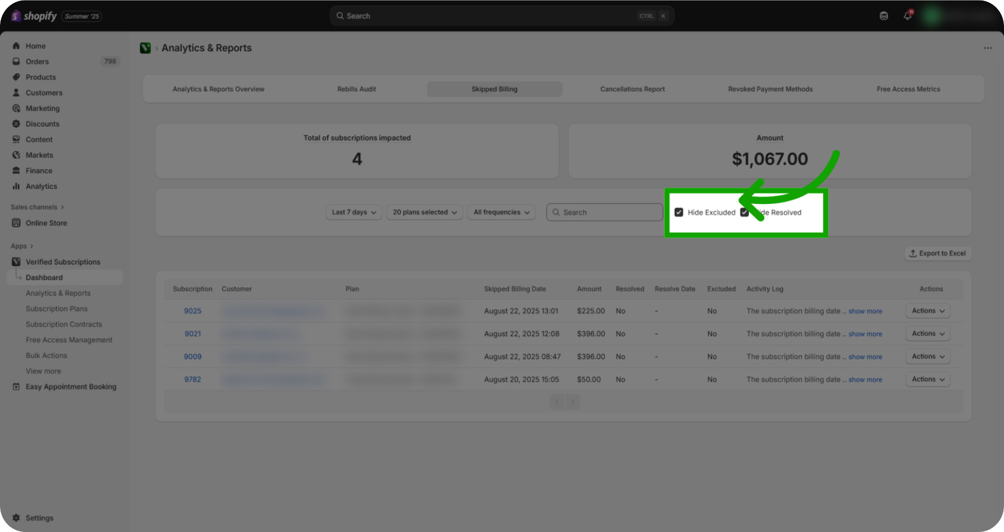 how to manage your skipped billing 11