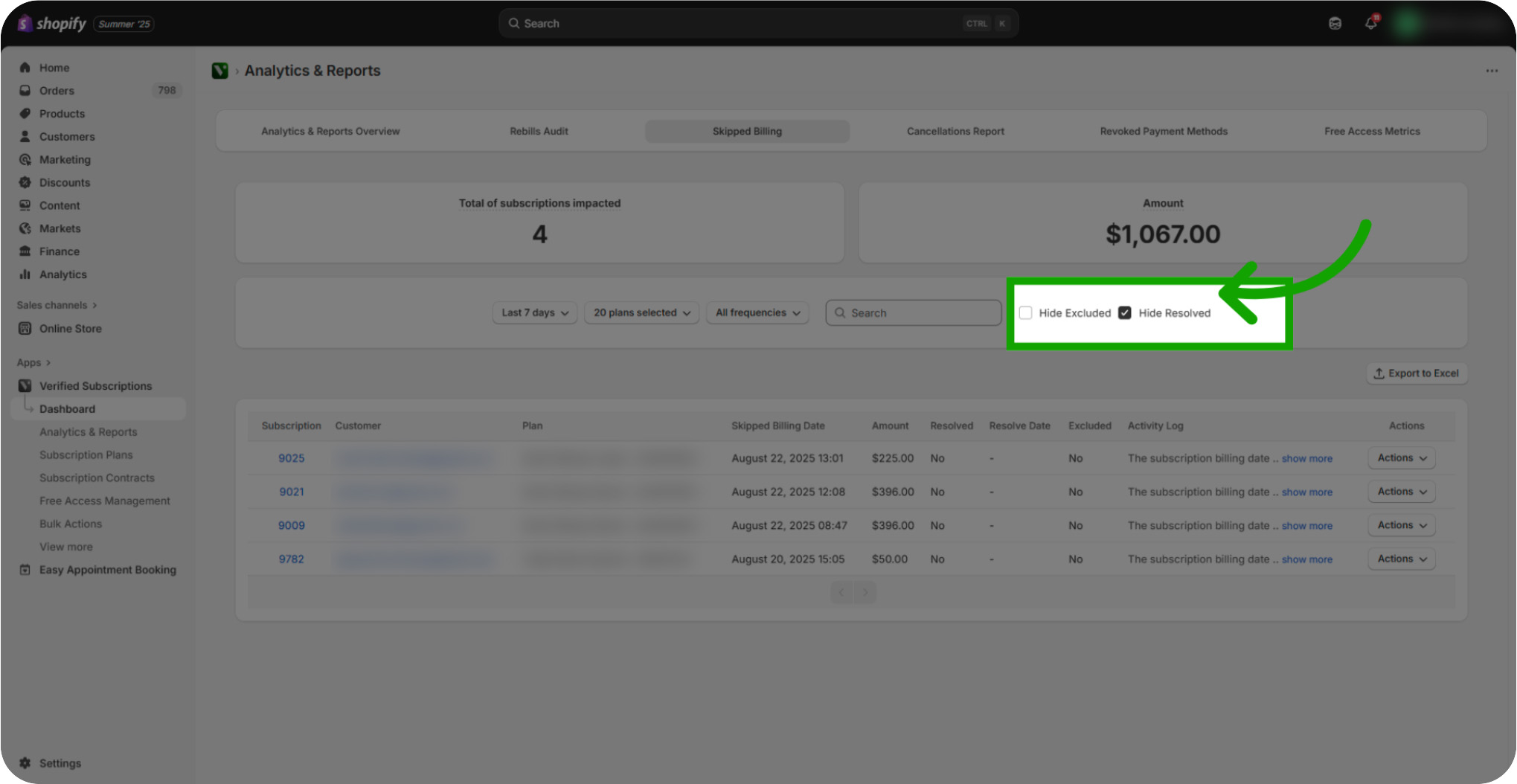 how to manage your skipped billing 12