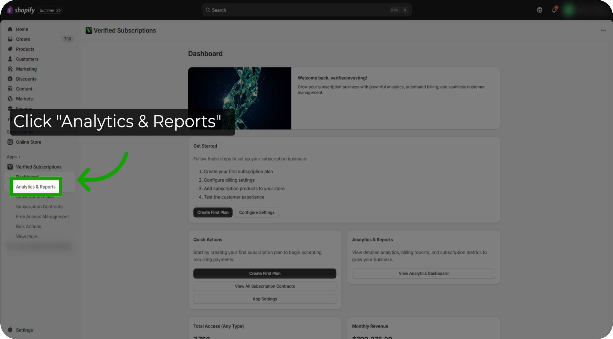 how to utilize the analytics and reports number 02