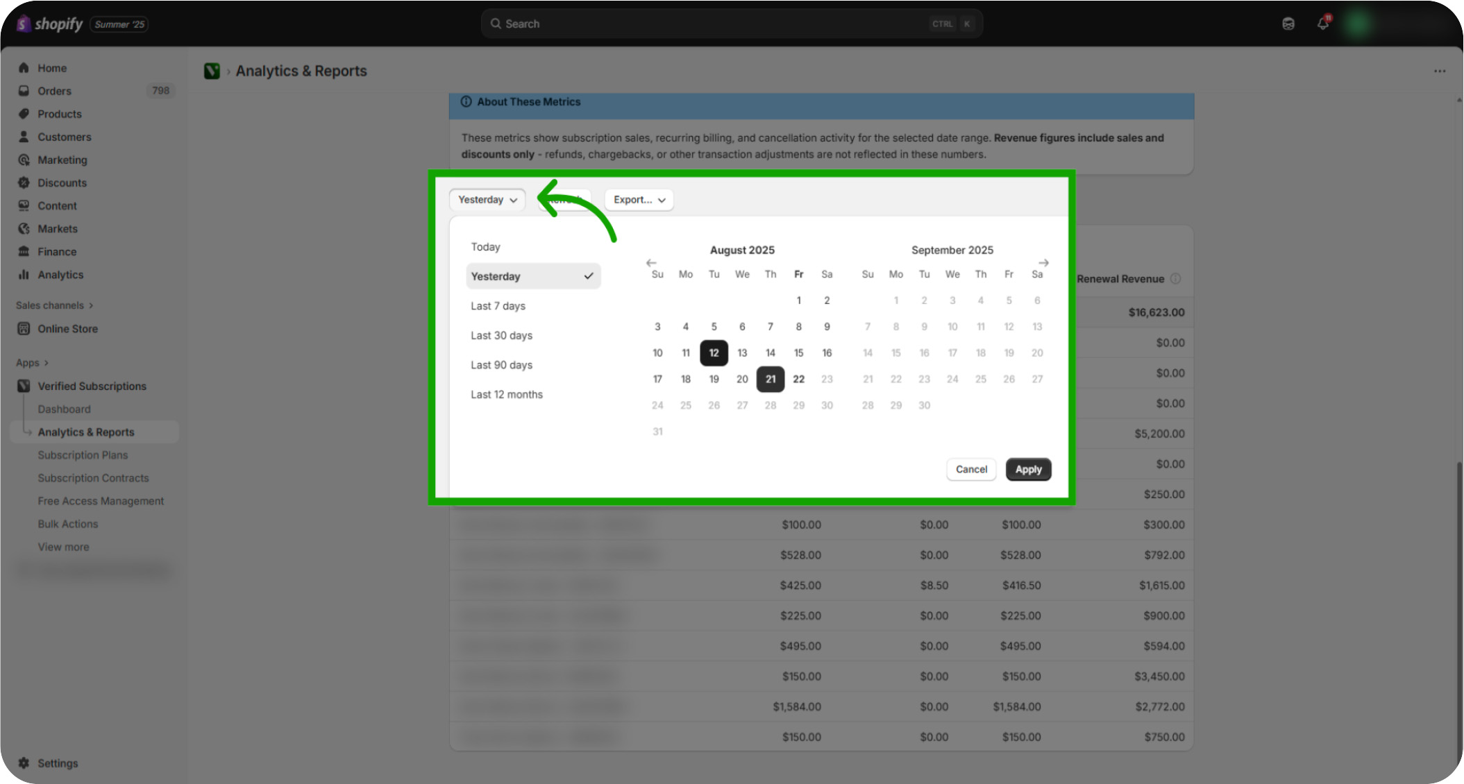 how to utilize the analytics and reports number 09